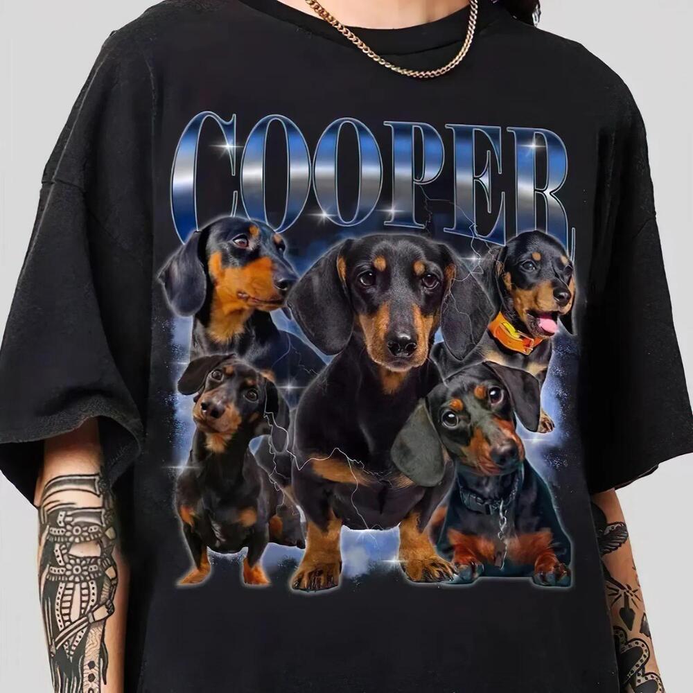 Bootleg Pet Shirt, Personalized Dog Portrait